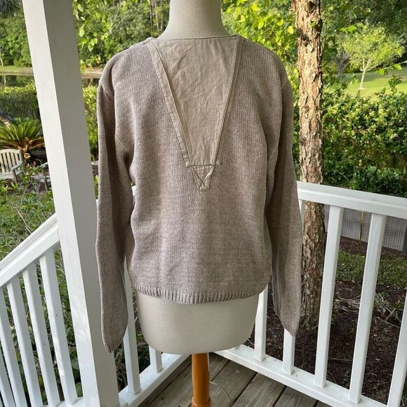 Blue Willi's Collarless Zip-Front Cardigan | Women's Size Small - Picture 2 of 5
